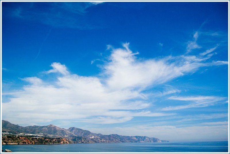 spain, nerja, malaga, mar, viuga, море, испания небо, Нерхаphoto preview