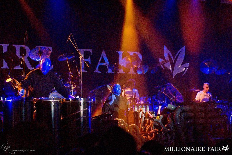 blue men group,millionaire fair,moscow,крокус-экспо BLUE MEN GROUPphoto preview