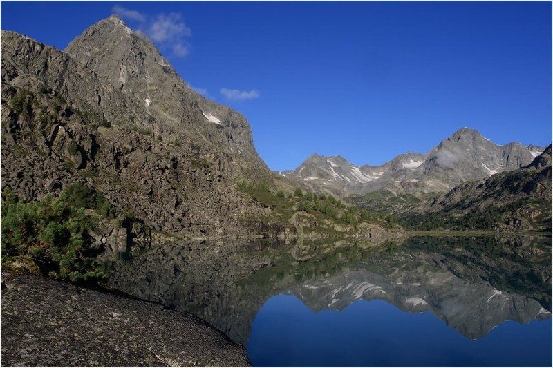 алтай, озеро, дарашколь, утро, штиль Озеро Дарашкольphoto preview