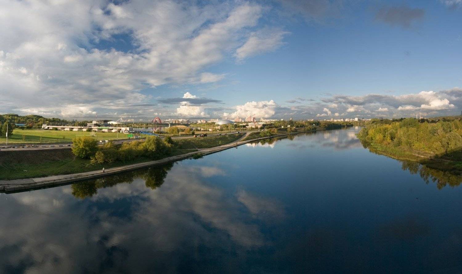 москва, река, сентябрь, город, Алексей Самарин