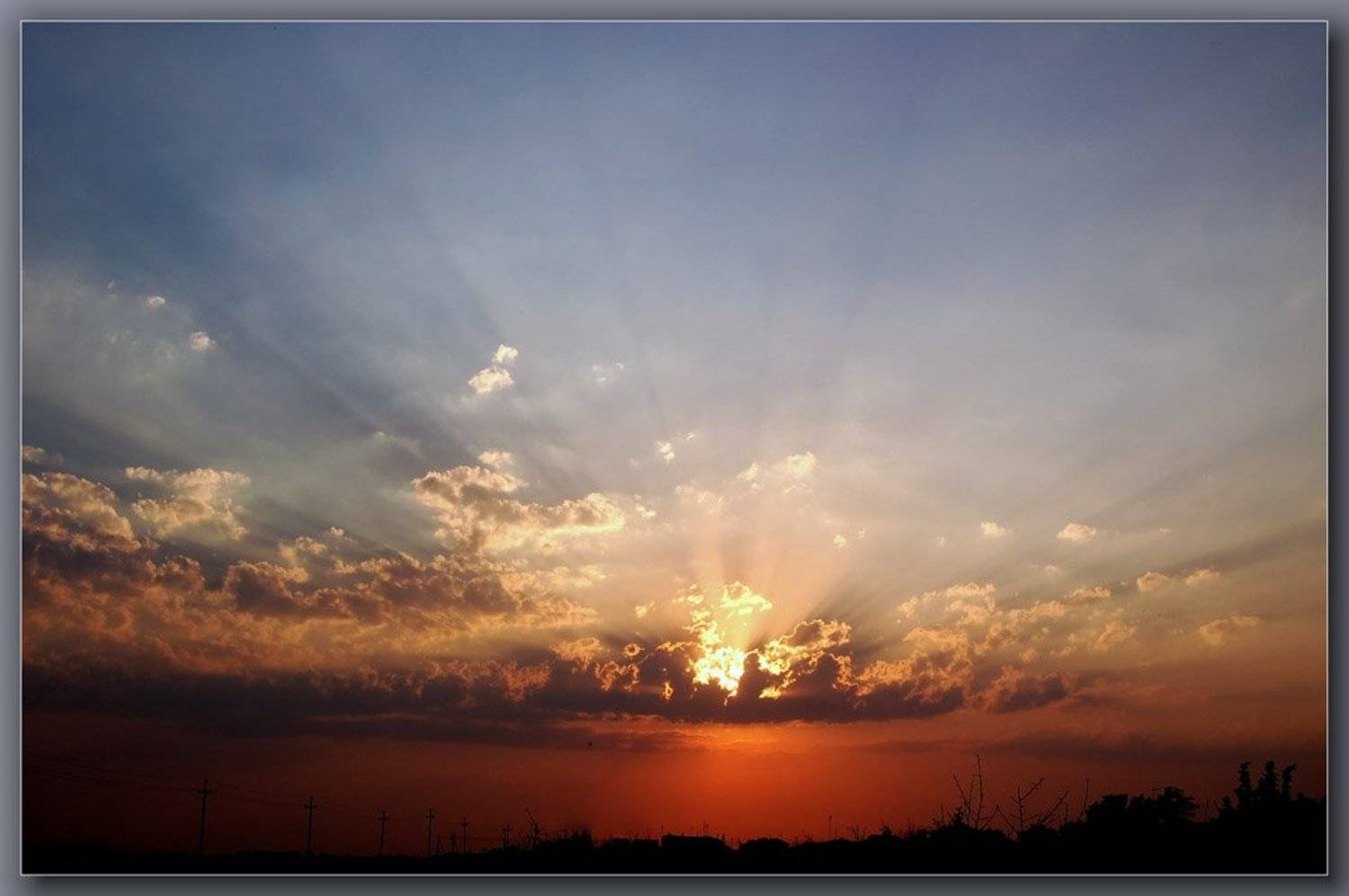 Переливы. Автор: Сергей Зверев закаты, Сергей Зверев