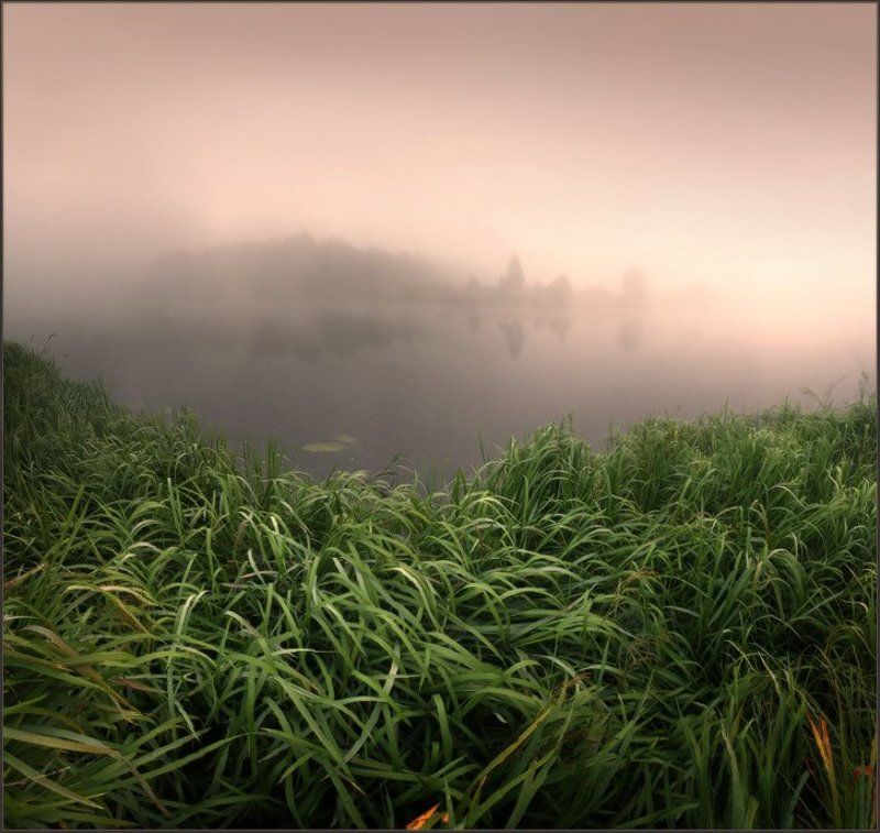 река, утро В тишине речной... 2photo preview