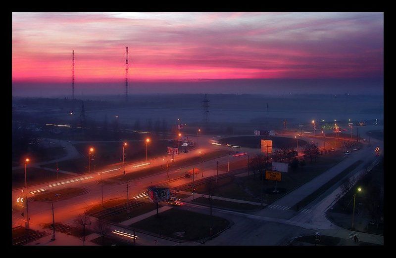 город, вечер Декабрьский вечерphoto preview