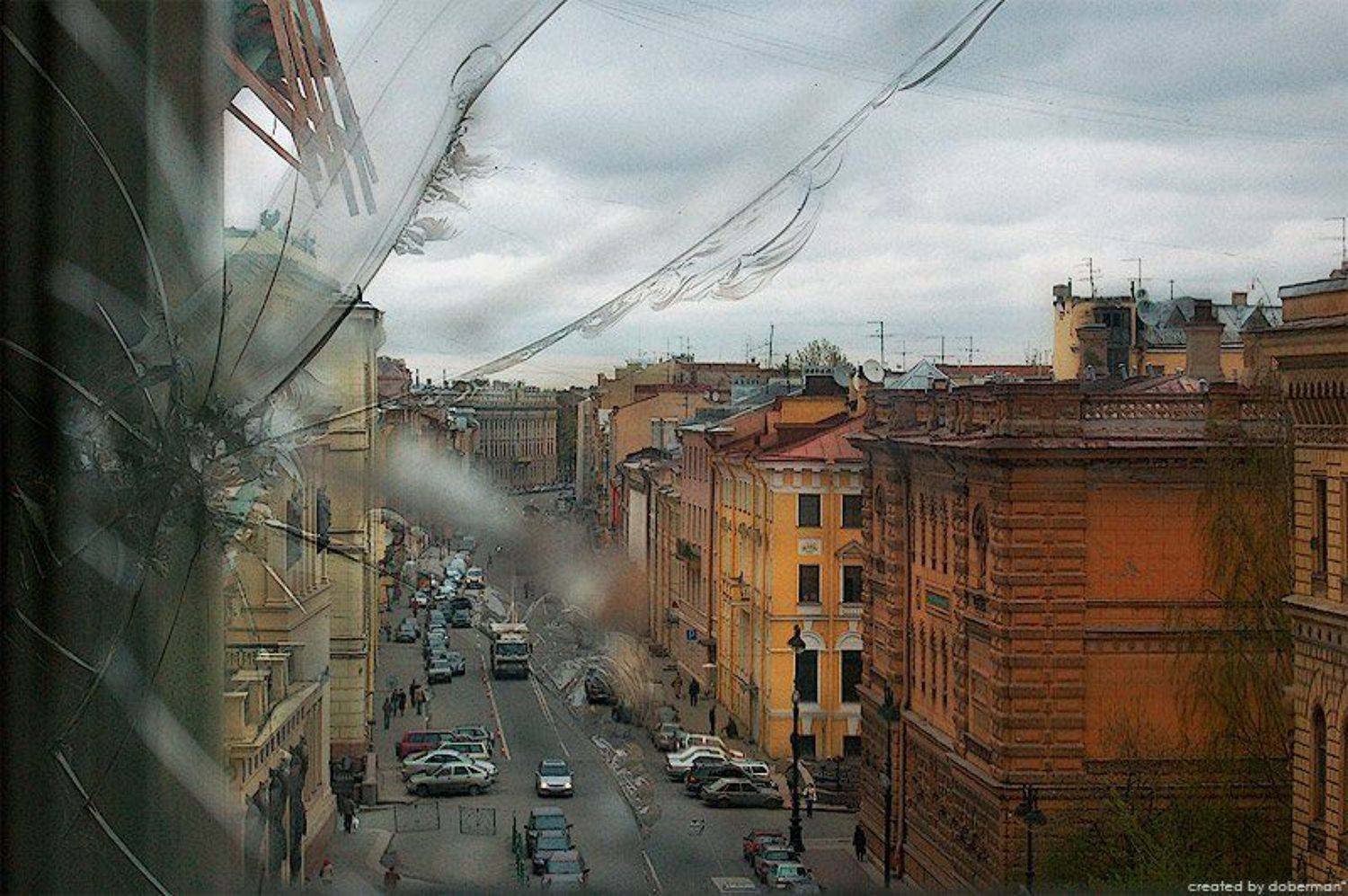 питер, разбитое, стекло,, Денис Богомолов