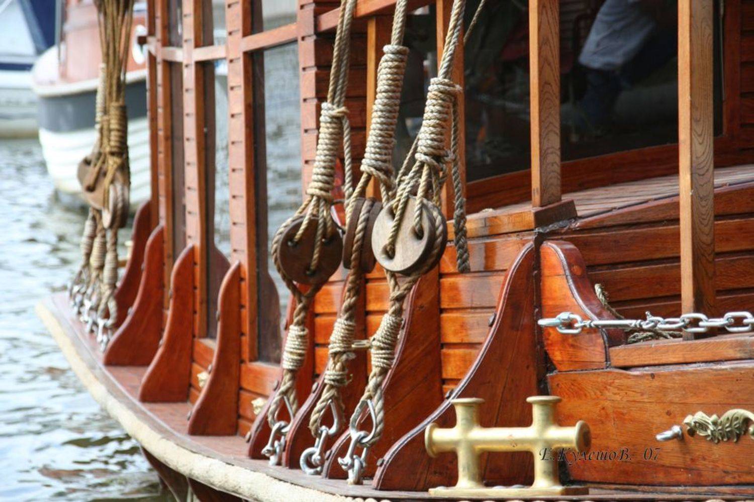 Морские узлы*. Автор: Кулешов Евгений морской,корабль, яхта,море,кулешов евгений, Кулешов Евгений