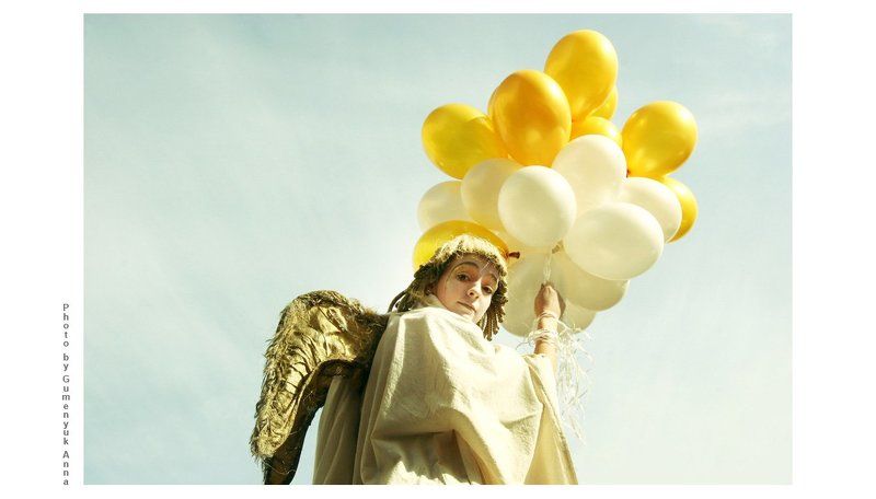 ангел,город,жизнь,небо,питер,чудо цветной ангелphoto preview