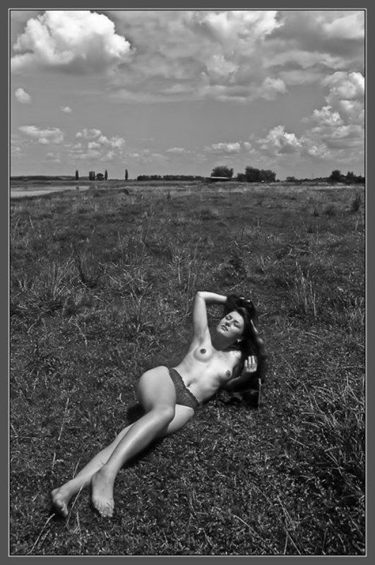 лето, река, девушка Блаженствоphoto preview