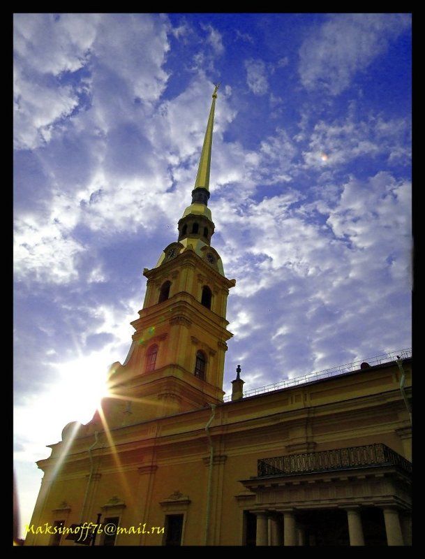 петропавловская, крепость, рассвет, небо Петропавловская.....photo preview