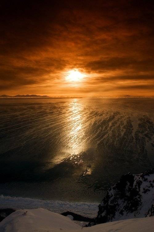 магадан, нюкля, колыма, иней, море, север, зима, Sir Fisher