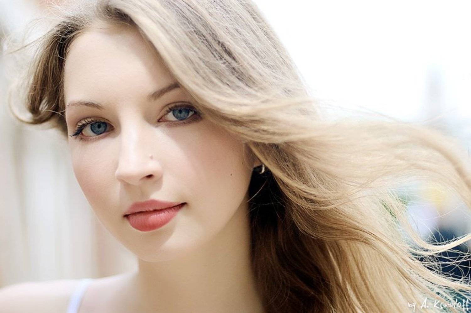 лида, королёва, портрет, взгляд, волосы, lidu, A.Krasnoff