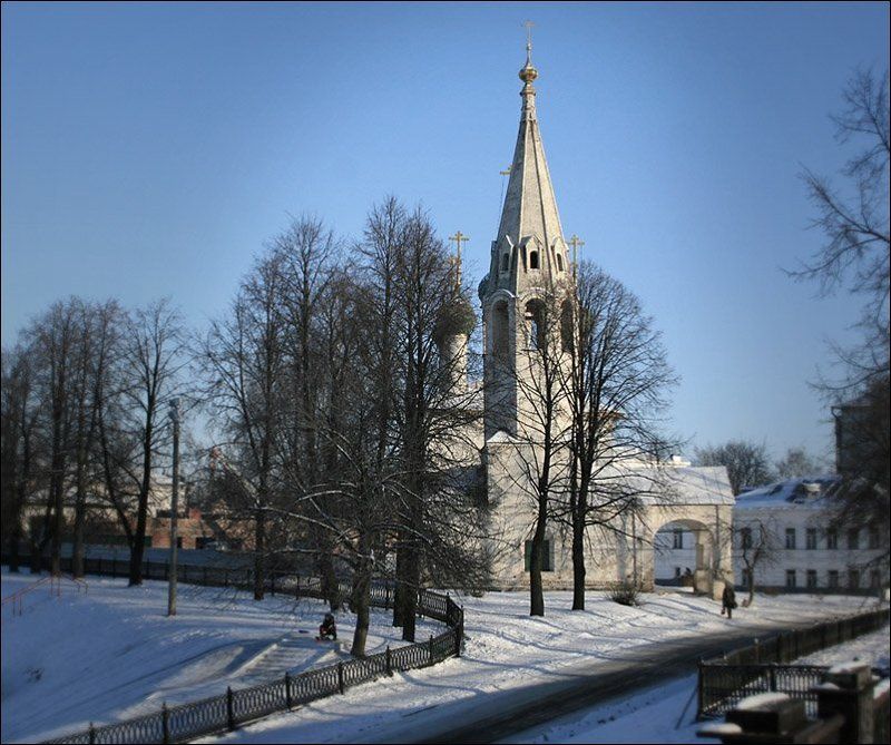 ярославль, храм, собор, зима, город * * *photo preview