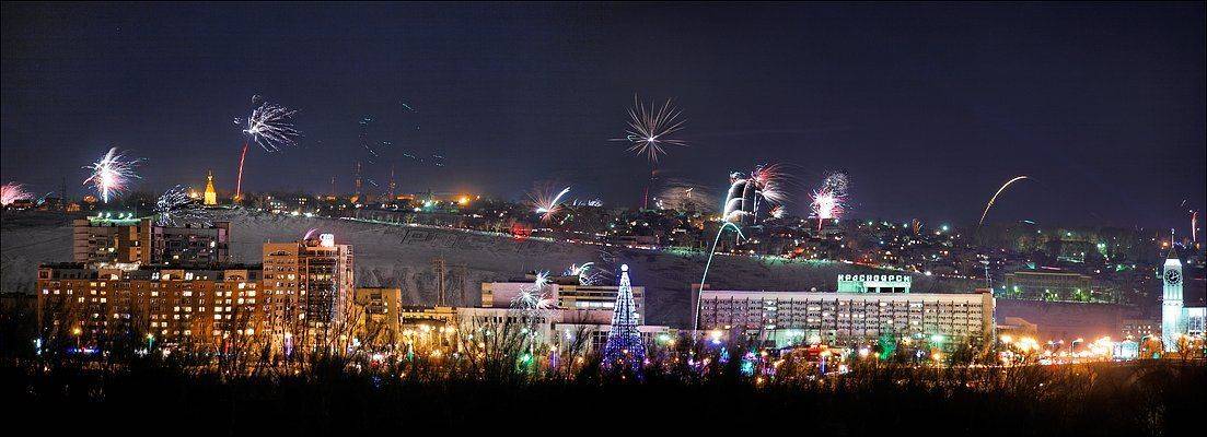 новый год, фейерверк, Роман Быков