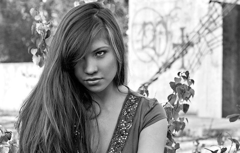 красота, настроение, взгляд Вызов!photo preview