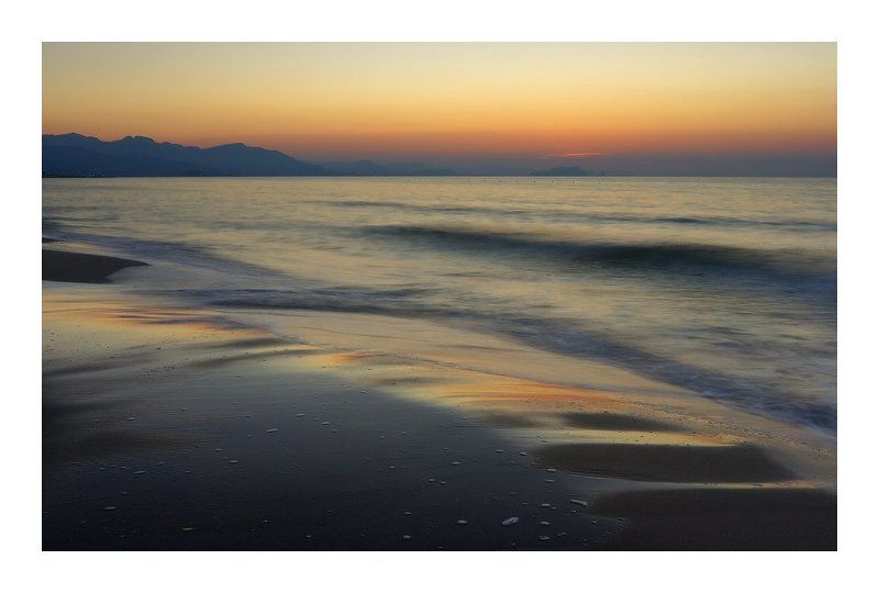 море, закат, сицилия, италияб чефалу, коза, с, носторой Морской этюд в пастельных тонахphoto preview