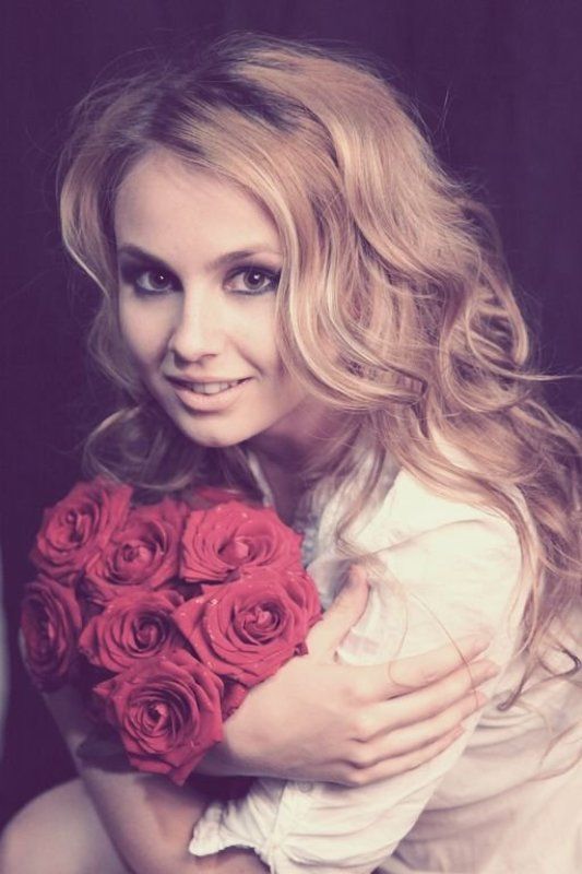 chernor-white photograph, flowers, portrait, eye, girl, чернор-белая фотография, цветы, портрет, глаза, девушка photo preview