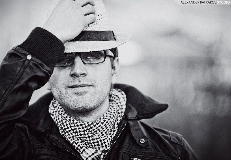 портрет, парень, шляпа photo preview