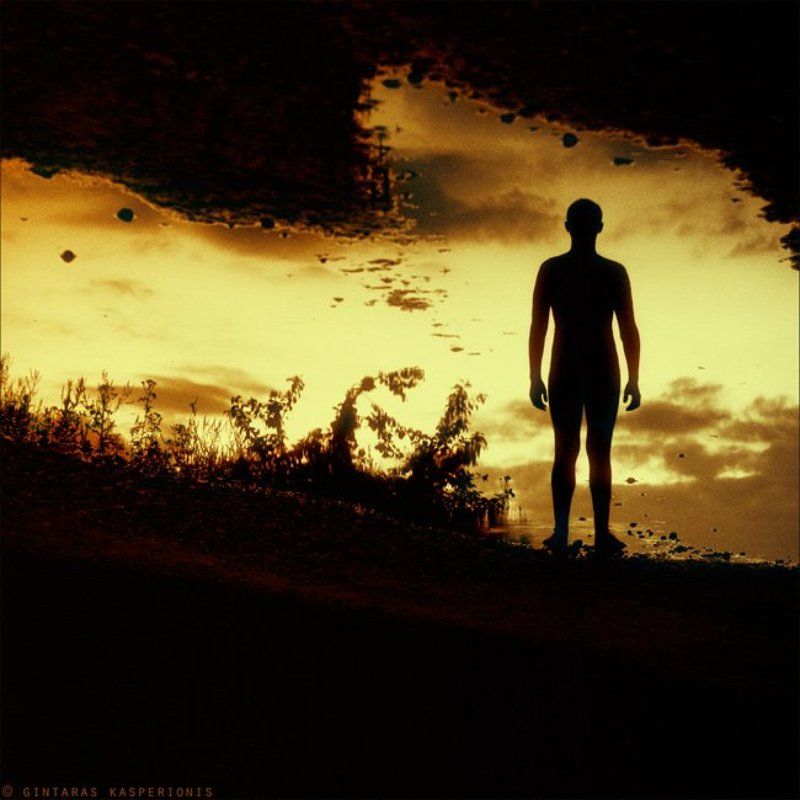 boy, man, reflection, water, toned, fine, art, arts, photography, square, 1x1, lithuania, kasperionis, gintaras, emotion, original, print, sky, dark, night, pentax Find Your Wayphoto preview