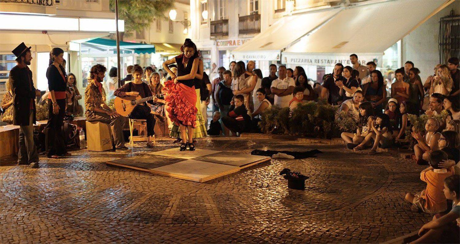 Автор: Игорь Дубровский португалия, лагос, танец, фламенко, улица, Игорь Дубровский