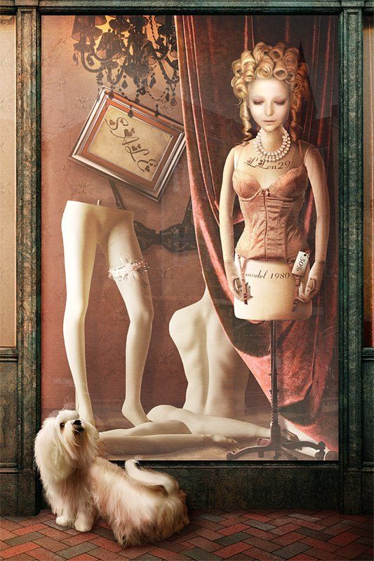 коллаж, фотоарт, фотошоп, манекен photo preview