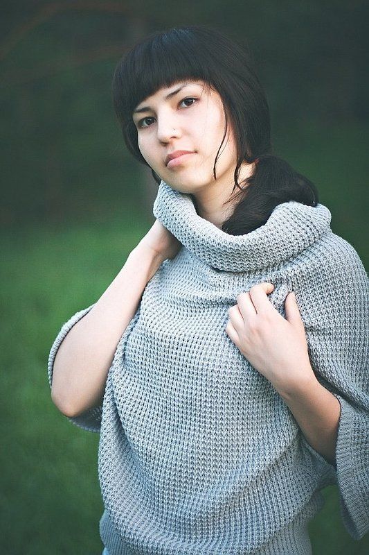 портрет, девушка, природа, кофта photo preview