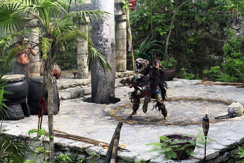 мексика, п-о юкатан, ривьера майя, парк шкарет ...а зовут его Лапа Ягуараphoto preview