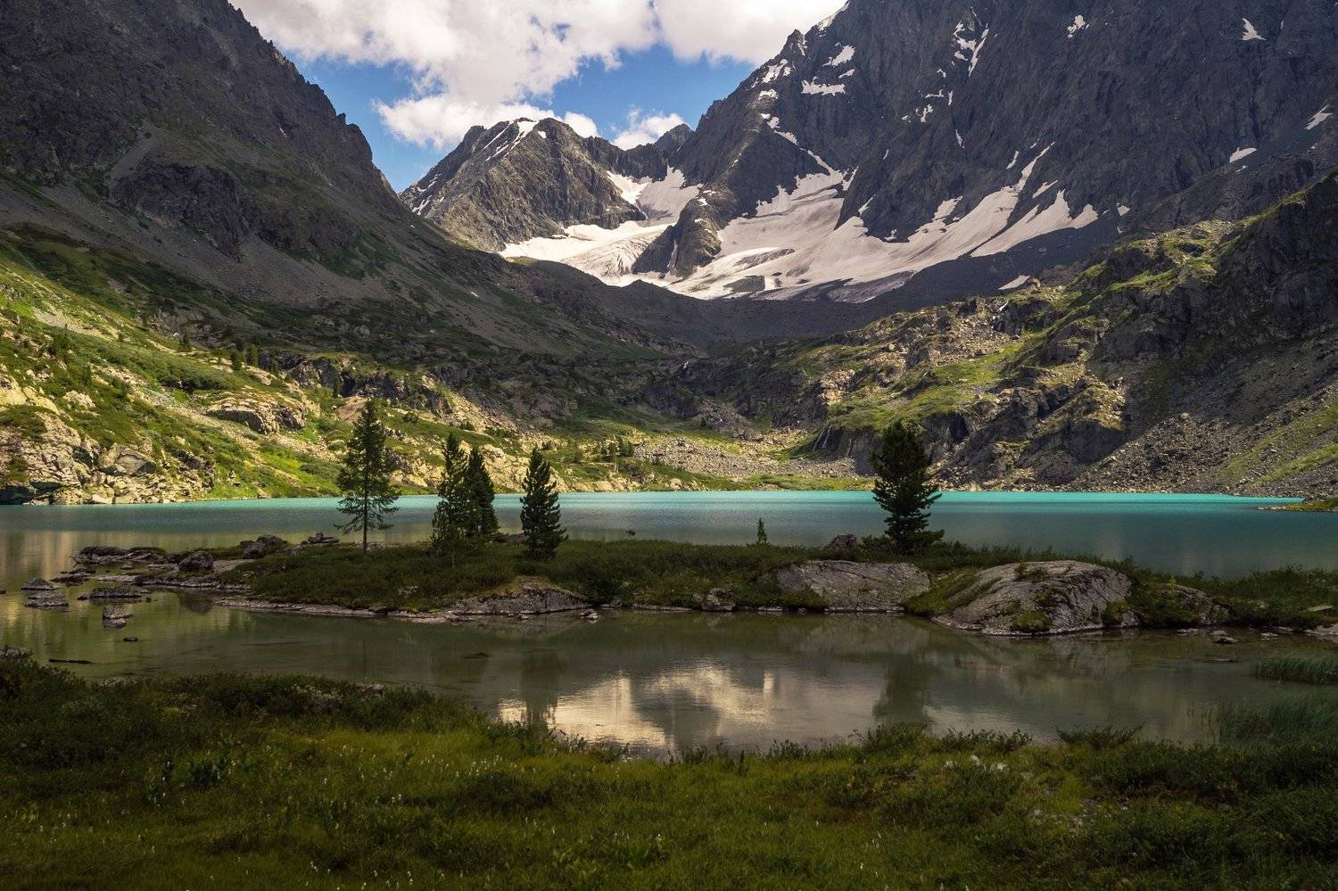 природа лето август алтай озеро куйгук горы пейзаж путешествие, Людмила