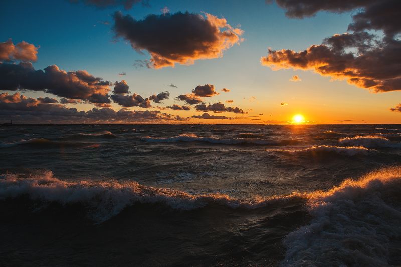 пейзаж, таллин, эстония, море, закат Таллинский заливphoto preview