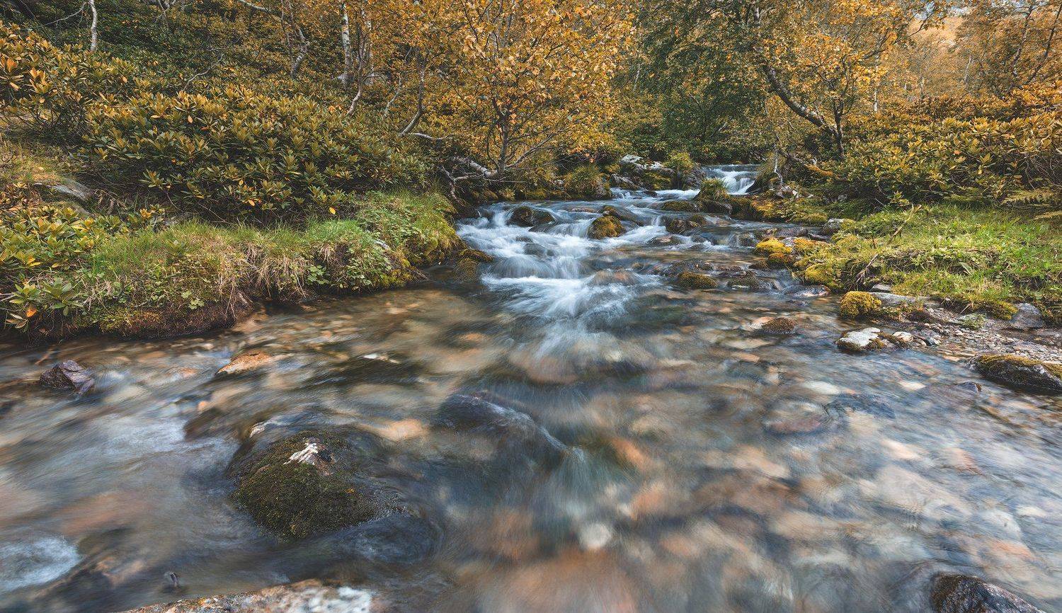 СКОРО ОСЕНЬ. Автор: ФЁДОР река, м.дукка, архыз, ФЁДОР