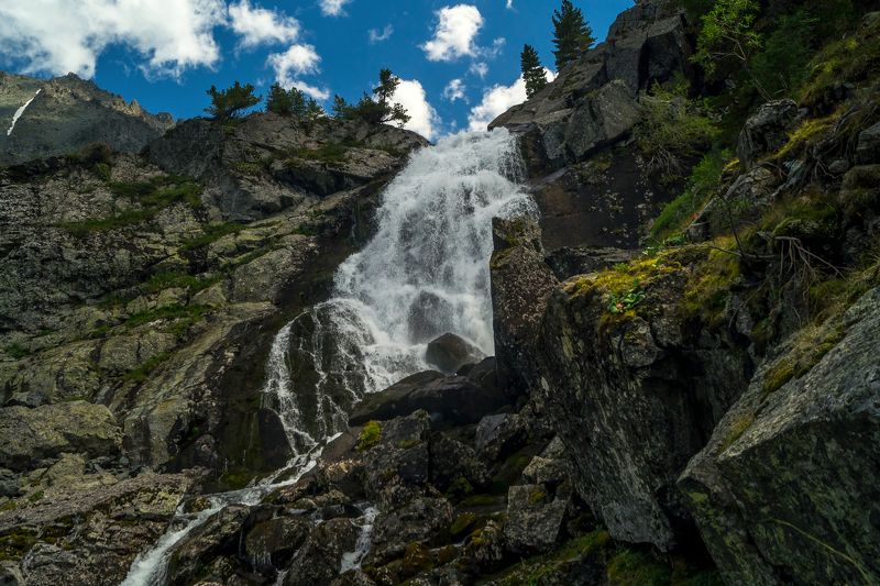 природа лето август алтай  куйгук горы пейзаж путешествие водопад Водопад Куйгук...photo preview