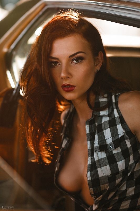 портрет, лето, солнце, пленер, никон, форд Ингаphoto preview