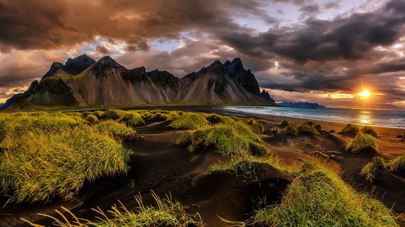 исландия, стокснесс, рассвет, солнце Свидание с солнцемphoto preview