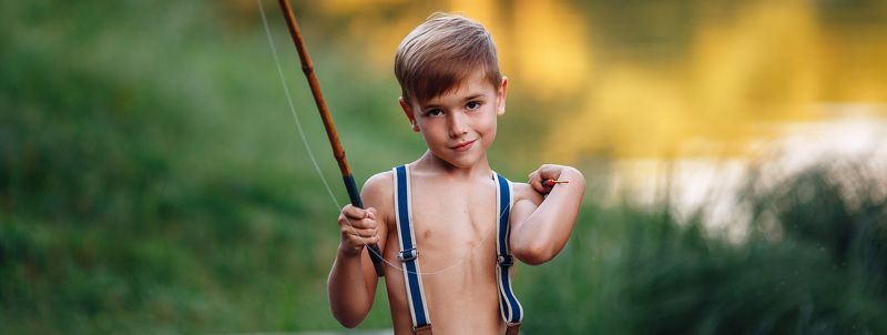 ребенок солнце природа лето рыбака нв берегуphoto preview