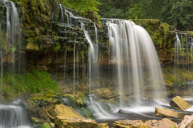 водопад, эстония, пейзаж молочные рекиphoto preview