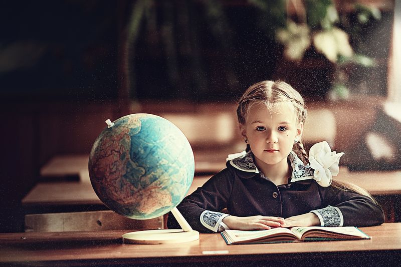 дети школа ретро Снова в школуphoto preview