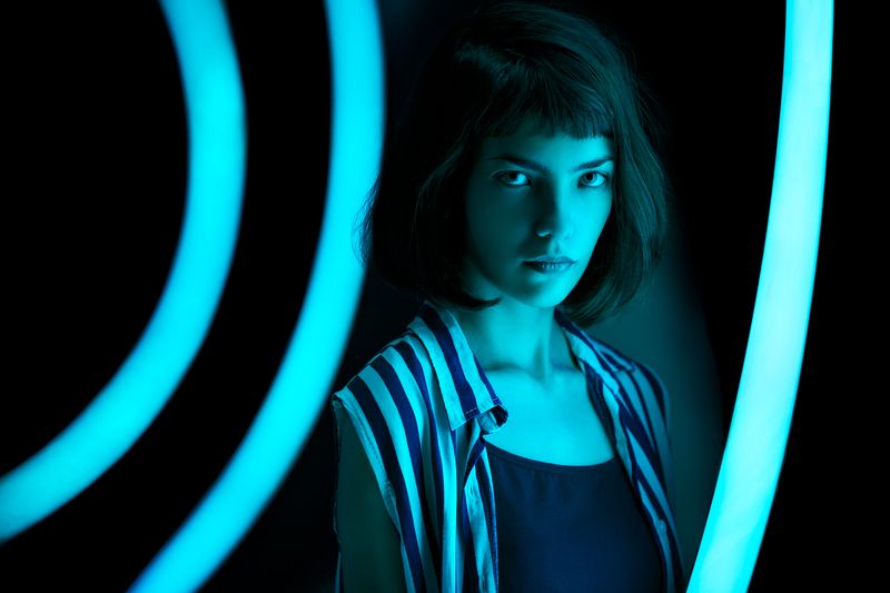 портрет, девушка, улица Виphoto preview