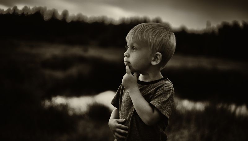 Сеня и закат photo preview