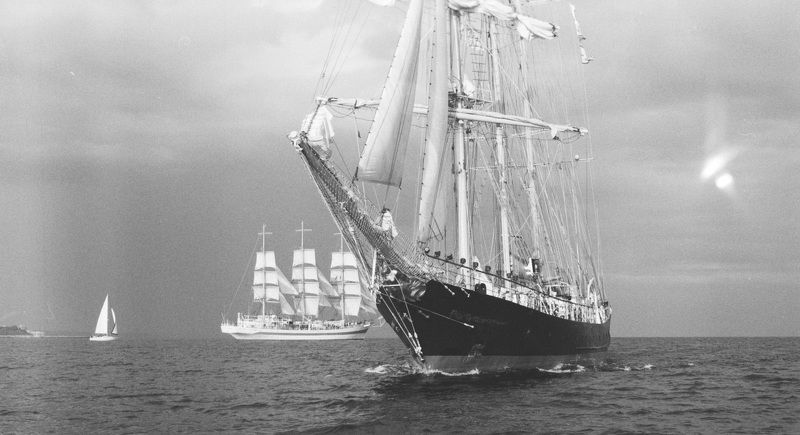 sea, marine, water, seascape, ocean, film, fuji, medium, format, 6x6, black, &, white, b&w Tall Ships Regatta 2016photo preview