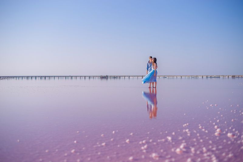 свадьба портрет Путешествие на Розовое озероphoto preview