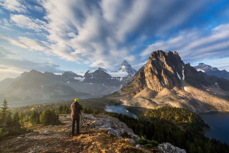 assiniboine, sunburst, , sky, lake КАЙФphoto preview