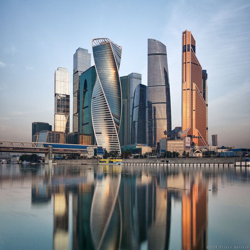 москва москва-сити moscow urban Воскресно-утренний Ситиphoto preview