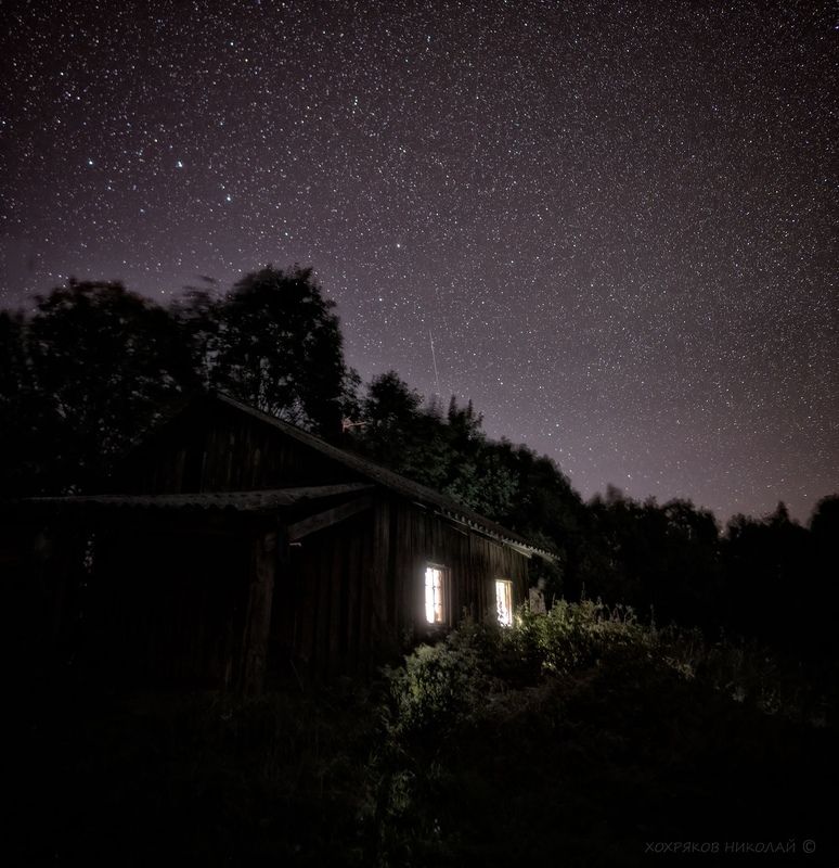 ночь над рыбацкой избой...photo preview
