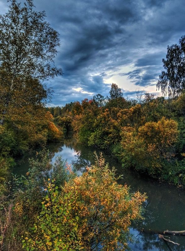 река, осень,сибирь Басандайкаphoto preview