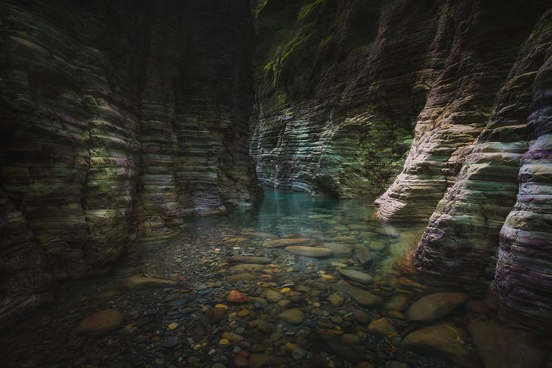 canyon    italy   landscape  water Giaredo Canion Tuscanyphoto preview