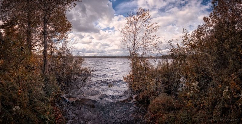 ветер, озеро, сентябрь...photo preview