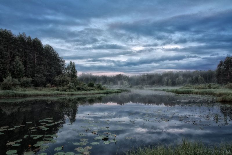 синее утро...photo preview