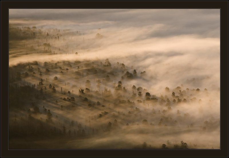 туман, утро, мустаг, шерегеш, шория Утро Горной Шорииphoto preview