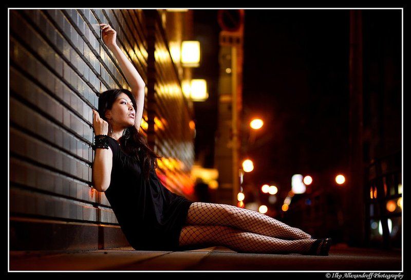night, asuka, portrait, strobist, glamour, canon, 50d, Night lightsphoto preview