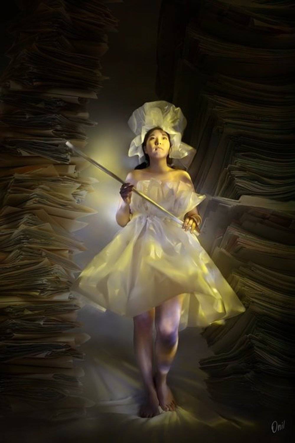 Бюрократия. Автор: Onil светографика, Onil