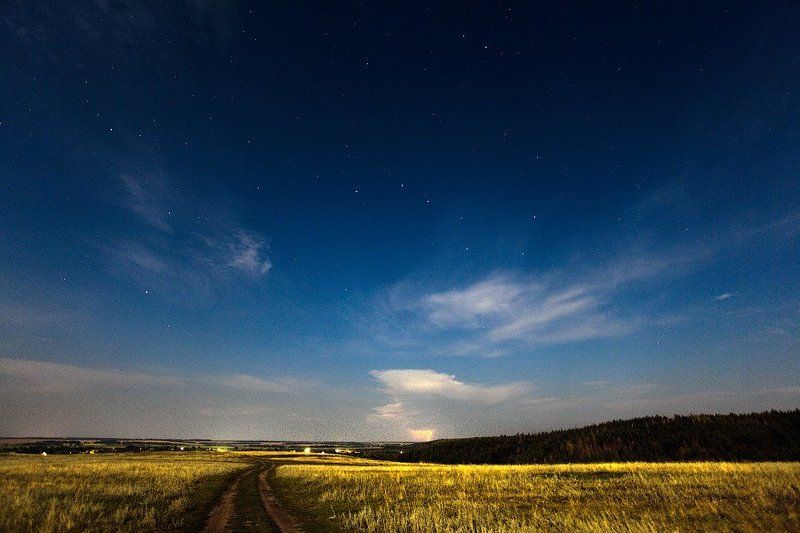 night, stars, russia, tambov Way to the starsphoto preview