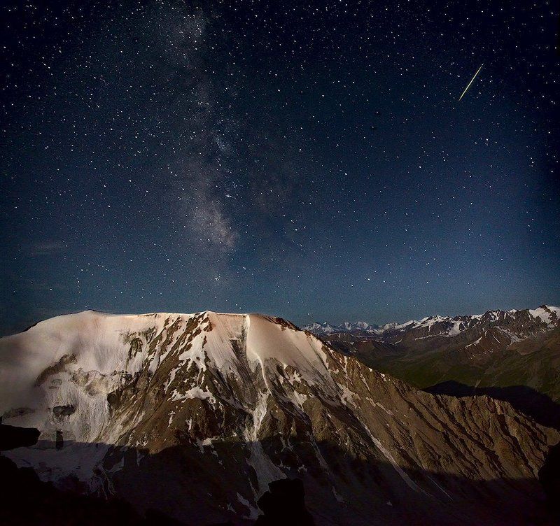 ночь, звёзды, метеор Загадай желаниеphoto preview